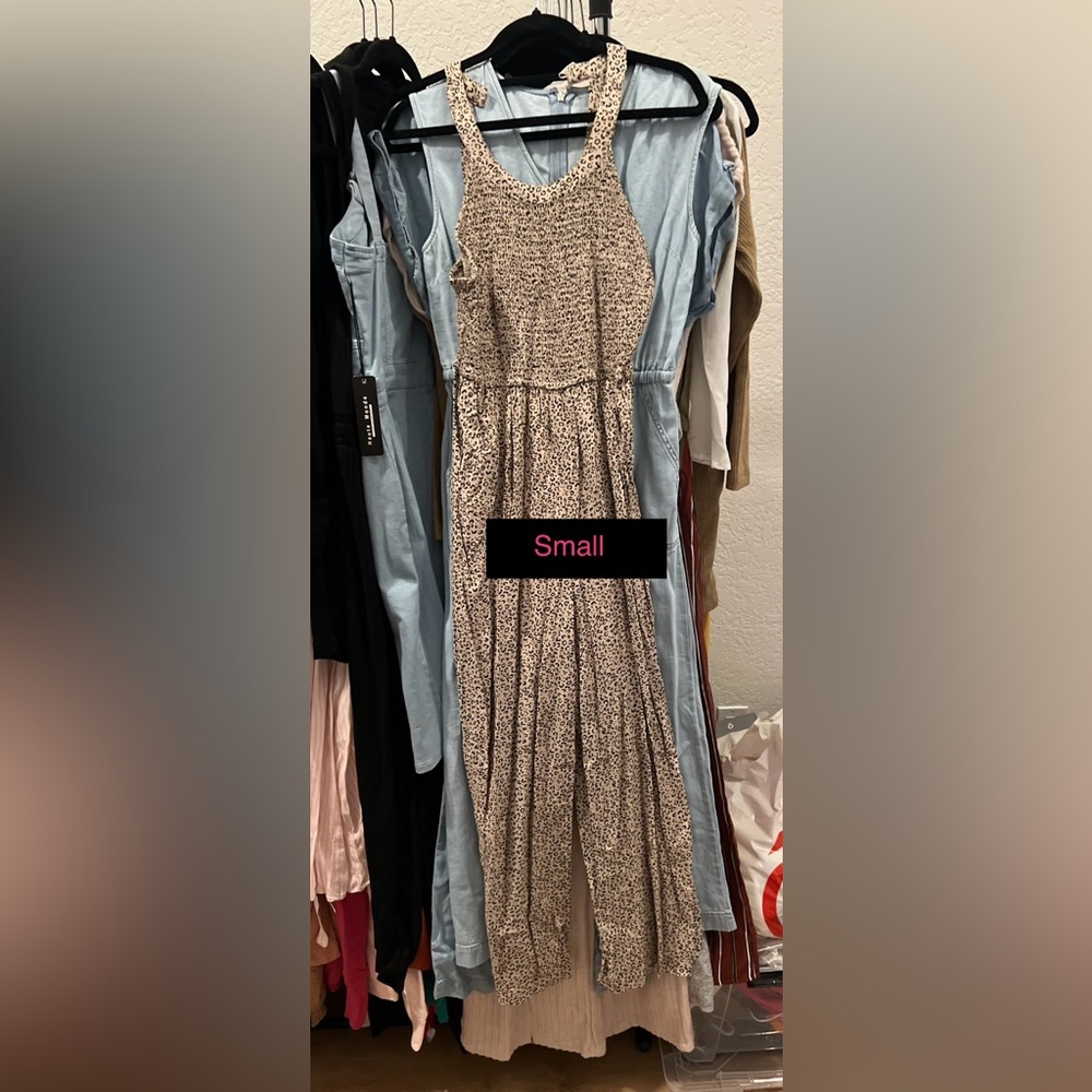 Ladies Elegant Stretchy Chetah Romper Jumper Small